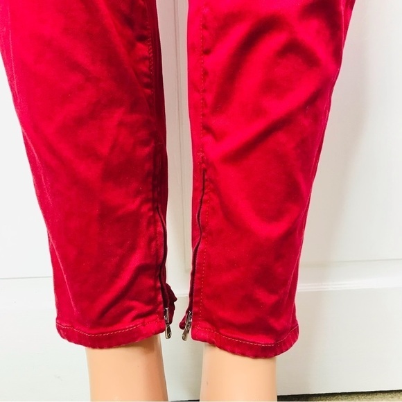 J BRAND Red Burn Ankle Crop Pants Size 30 - Picture 5 of 10